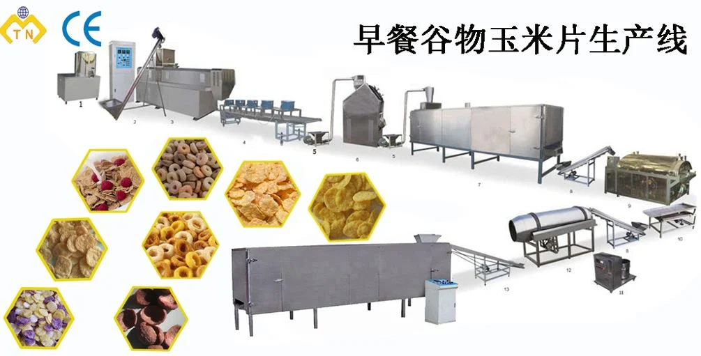 Hot Sale Popular Automation Delicious Corn Flakes Making Machine