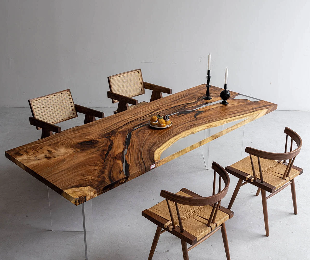 Resin Wood Restaurant Table Set with Wholesale/Supplier Price