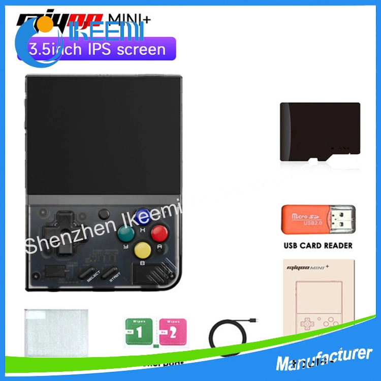 Novíssimo 3,5 polegada Miyoo Mini+ Mão Retro do Console de Jogos Linux de fonte aberta Miyoo Sistema Mini Plus clássico jogo de vídeo player