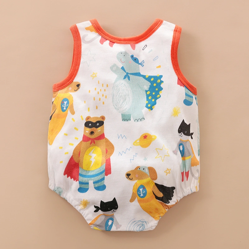 Colourful Sleeveless Baby Clothing for Summer Children Clothing Romper