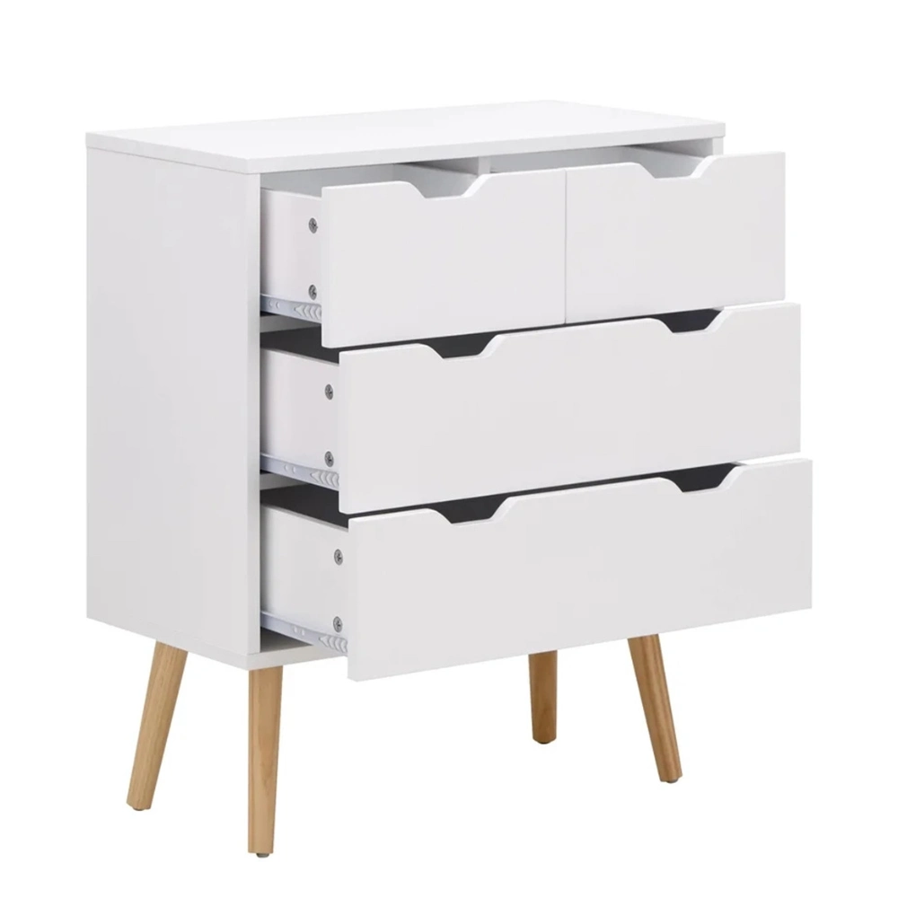 Flat Pack Modern Home Furniture Living Room Cabinet Bedroom Chest of Drawers China Wholesale