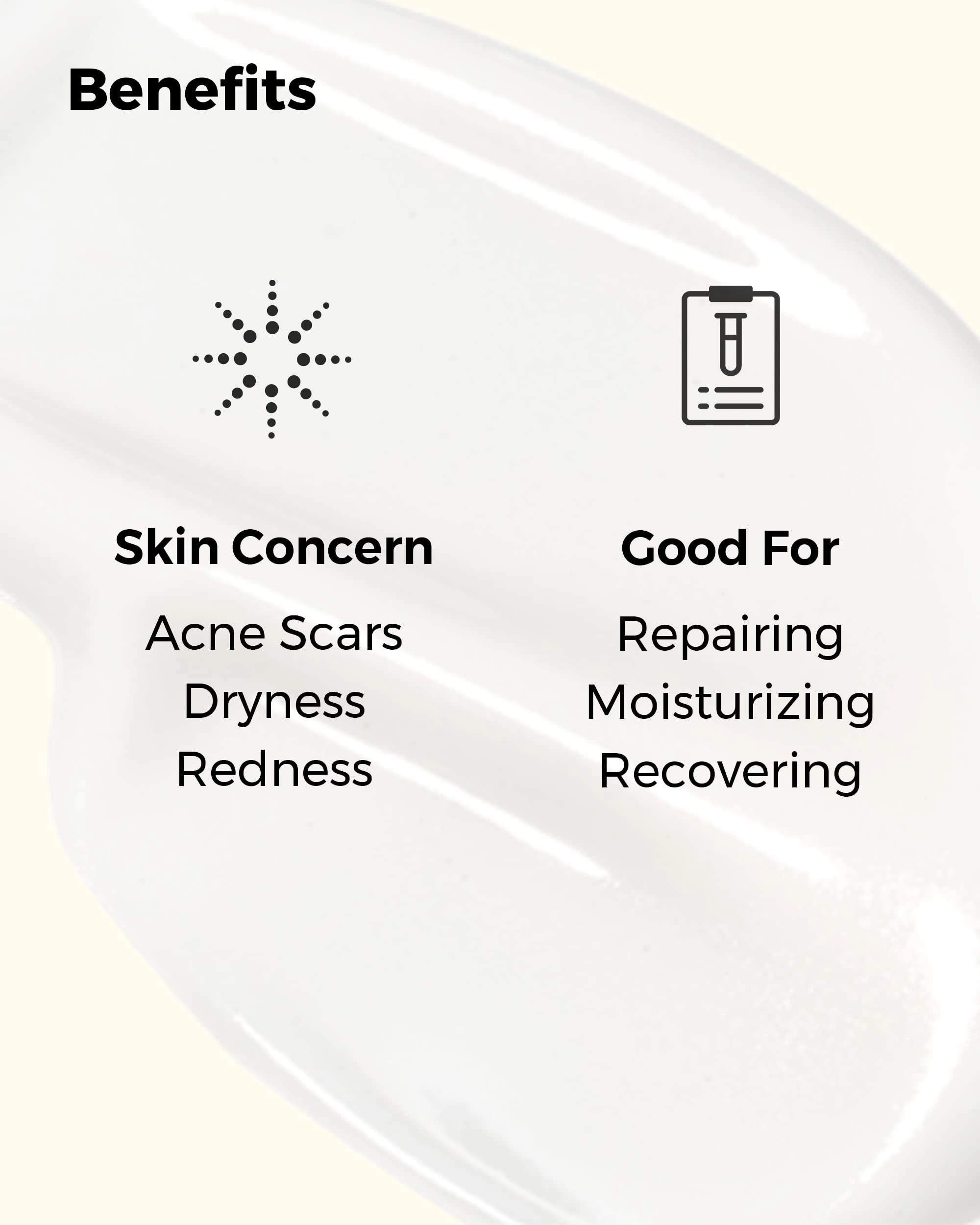 Creme facial de caracol Beauty Cosmetics para cuidados com a pele, hidratação e reparação.
