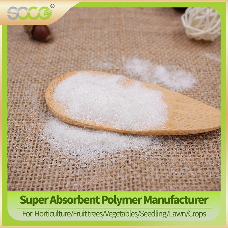 Polymère super absorbant SAP de potassium polyacrylate de haute qualité pour l'agriculture