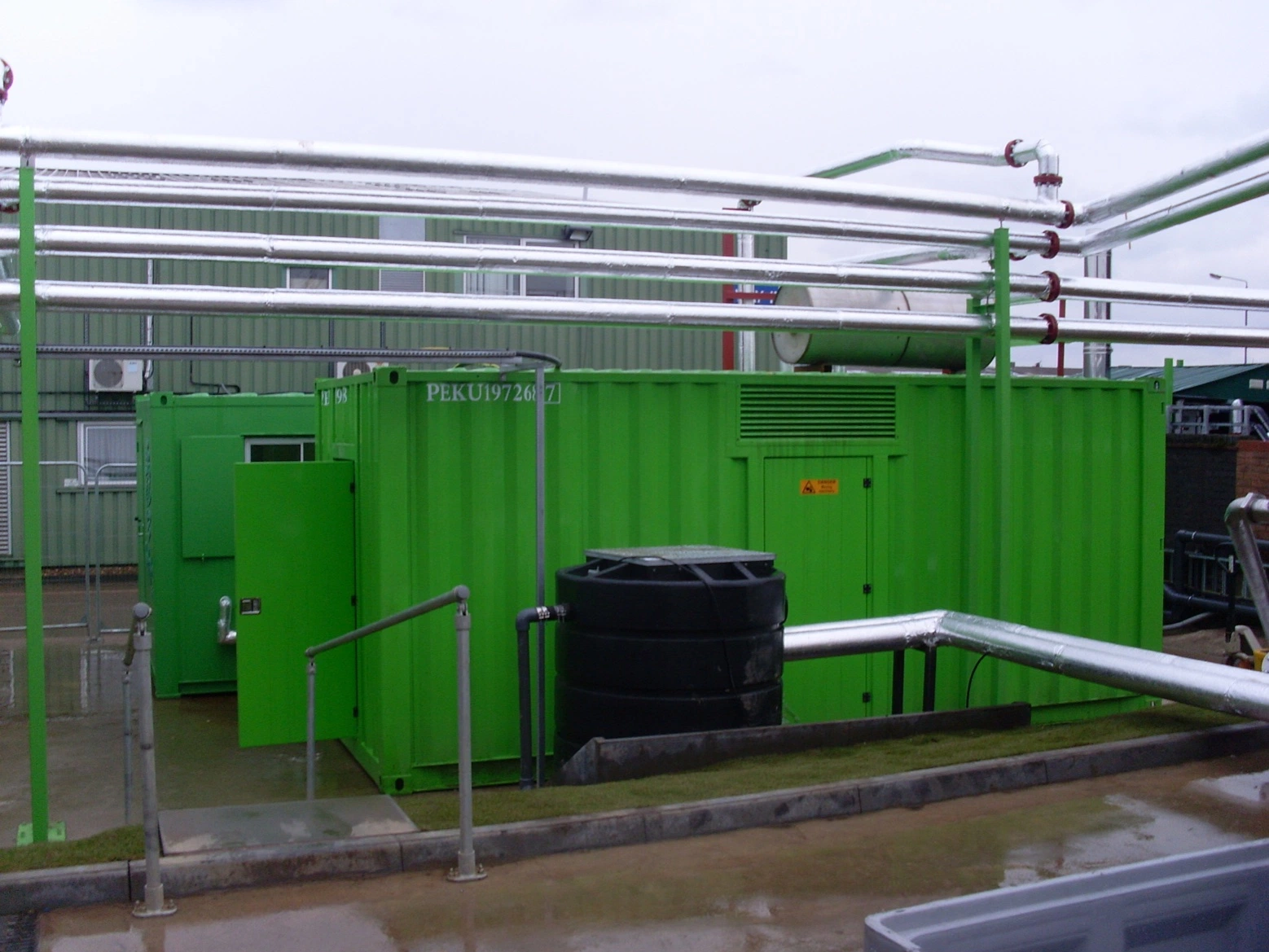 Природный газ/биогаза с генераторной установкой Co-Generation проектной мощности