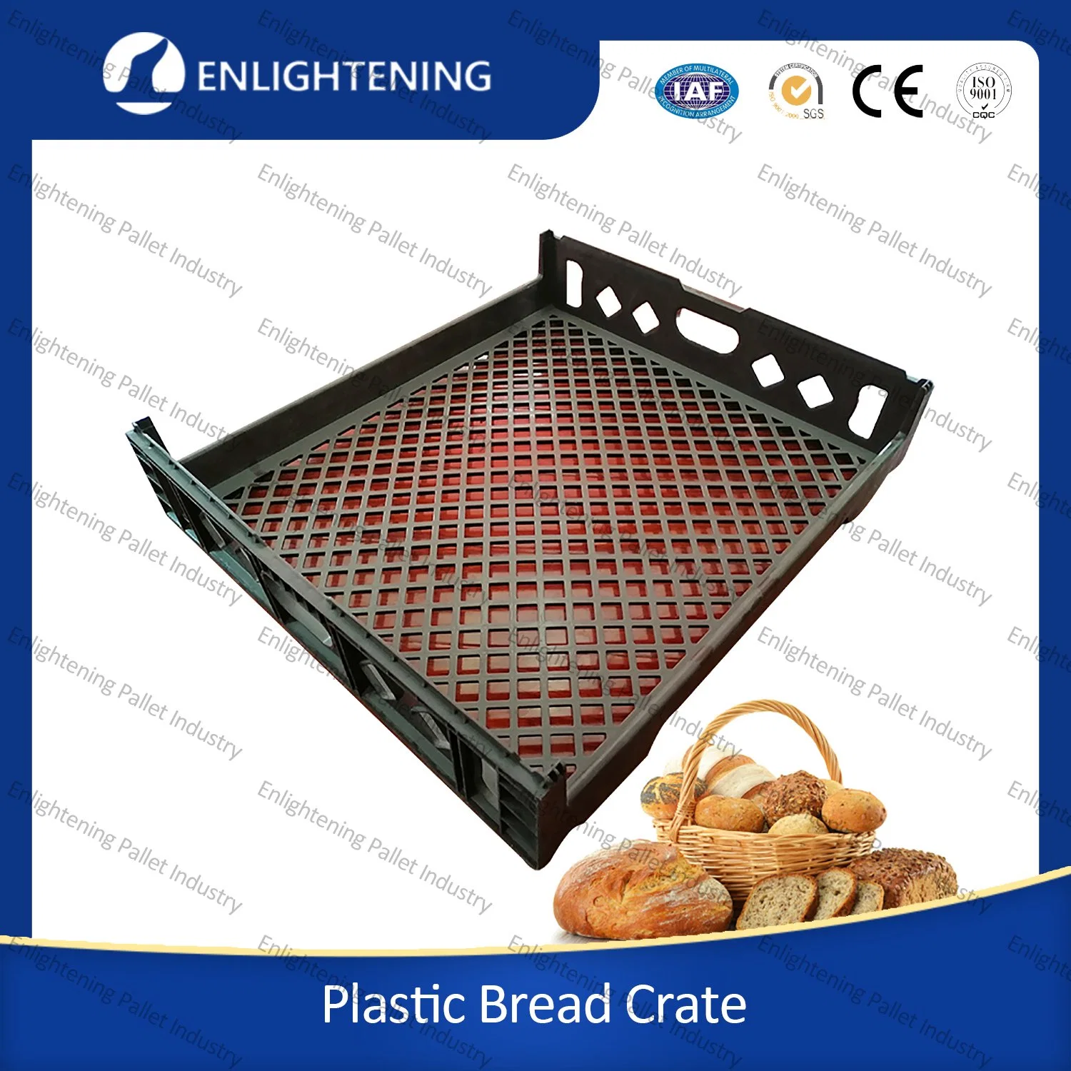 Bakery Factory Use Crates/Plastic Stackable Bread Tray/Bakery Store Pallet Tray for Bread/Plastic Crates Manufacturers/Australian Bread Crates for Bread Bakery