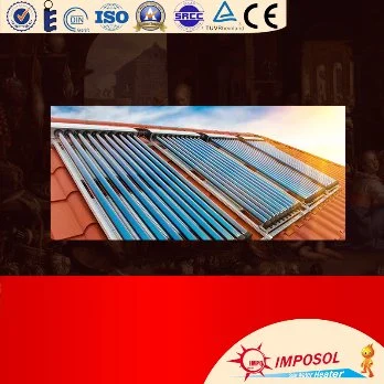 Split Active Heat Pipe Solar Water Heating System