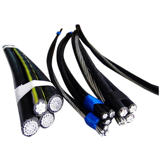 Aluminum Transmission Wire 4 Core Power Cable ABC Aerial Bundle Cable