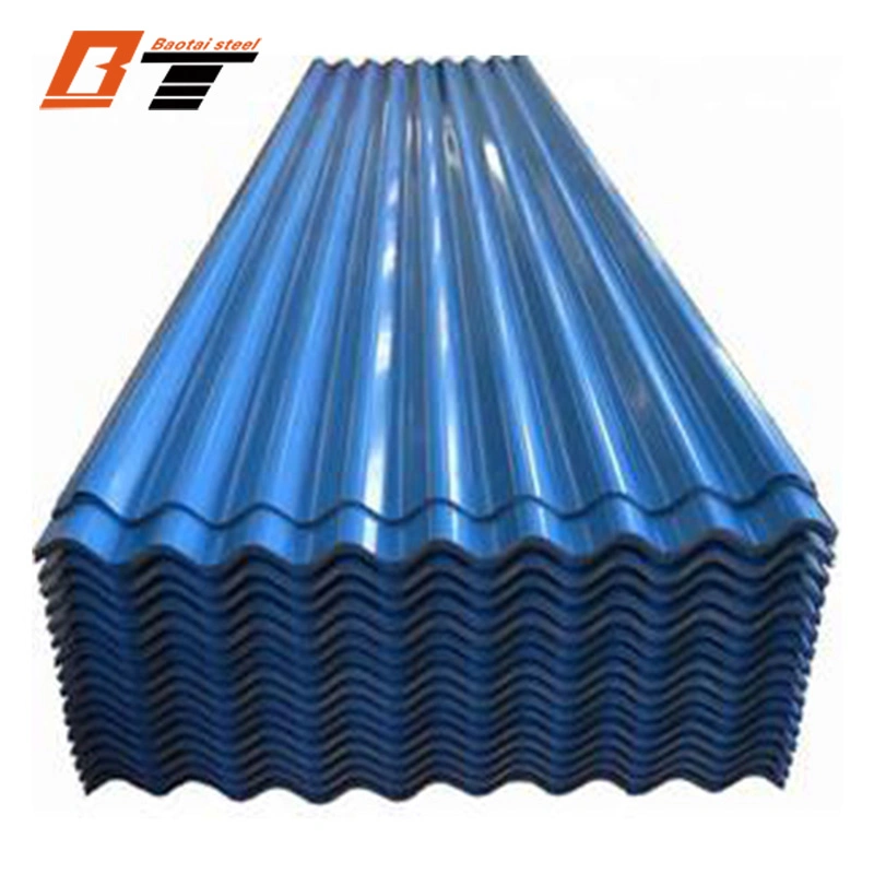 PVC/Pet Film Color Coated Coil Galvanized Steel Roofing Tiles/Corrugated Roof Sheet for Building Material