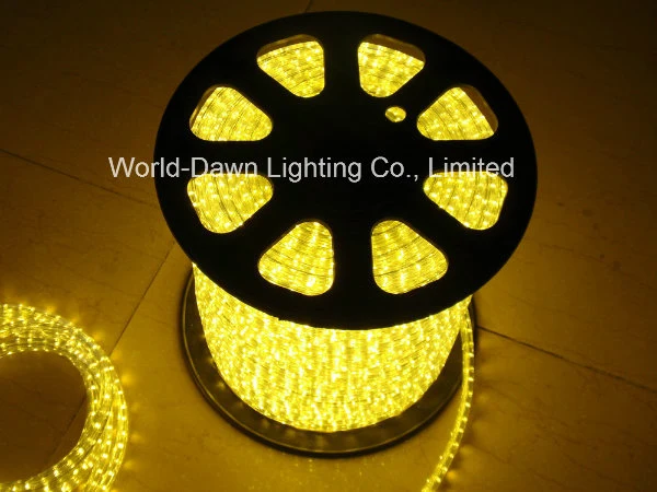 110V 220V LED Flexible Flat and Round DIP Rope Light for Multi Color