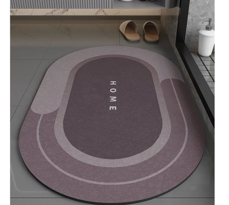 Chinesische Herstellung Diatom Schlamm Saugfähig Soft Badezimmer Wc Bodenmatte Haushalt Trittteppich Badezimmer Rutschfeste Bodenmatte