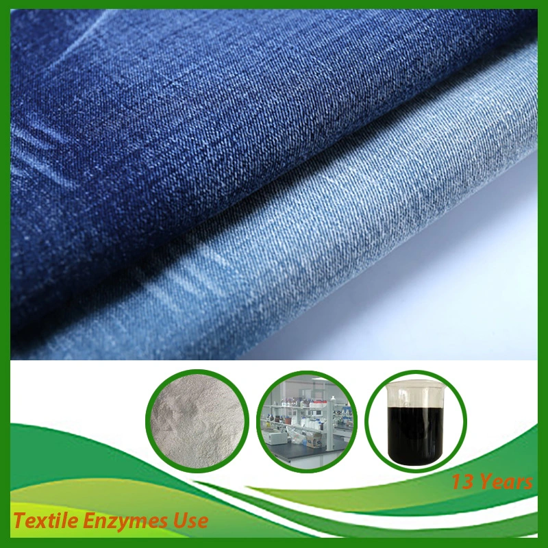 Anti Pilling Enzyme Acid Cellulase Textile Enzyme to Remove Hairness of Fabrics Surface