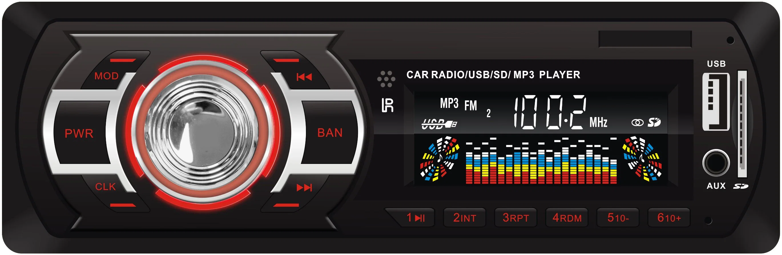 Высокое качество салонной стереосистемы авто радио MP3 SD Aux USB