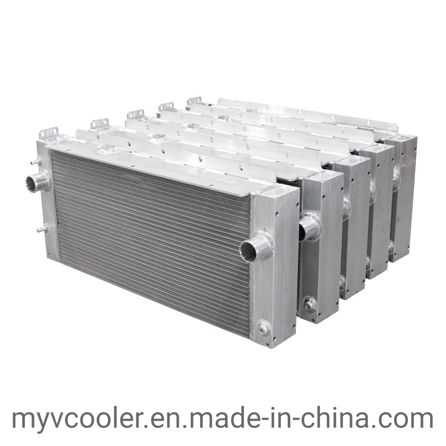 Aluminum Bar and Plate Water Cooler Industrial Radiator for Excavator