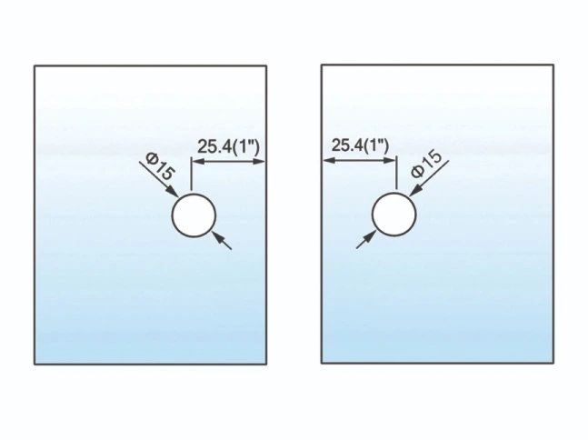 Loire Square Corner 135 Degree Glass to Glass Clamps Brass Stainless Steel Aluminum Glass Clips Connector Hardware for Shower Glass Door