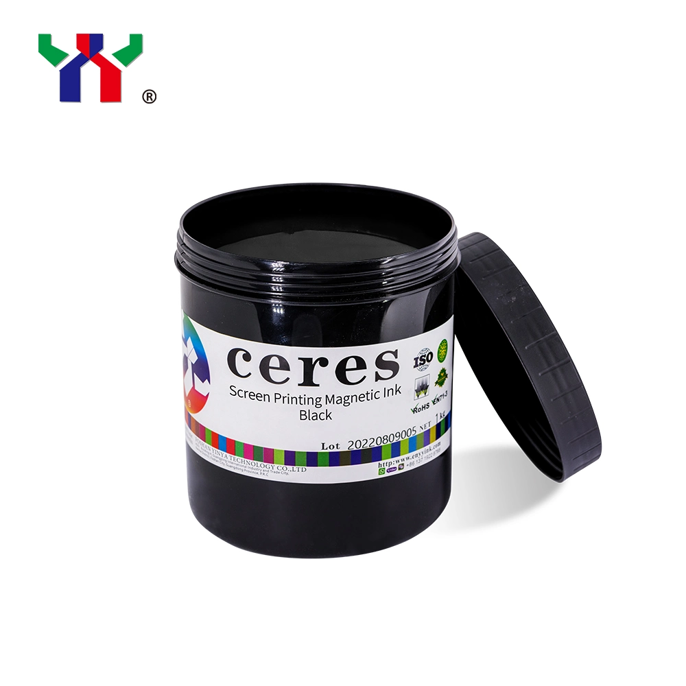 High Quality Security Ink Ceres Screen Magnetic Ink for Money and Security Paper Printing, Color Black, 1kg/Can