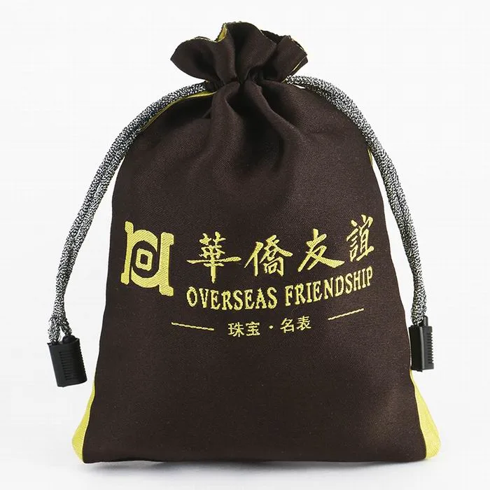 Drawstring Satin Bag Various Size and Design Bags Making Factory