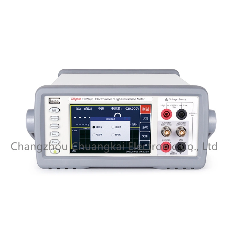 Tonghui Th2690 with Time Domain View Fa Meter/PA Meter/Electrometer/High Resistance Meter