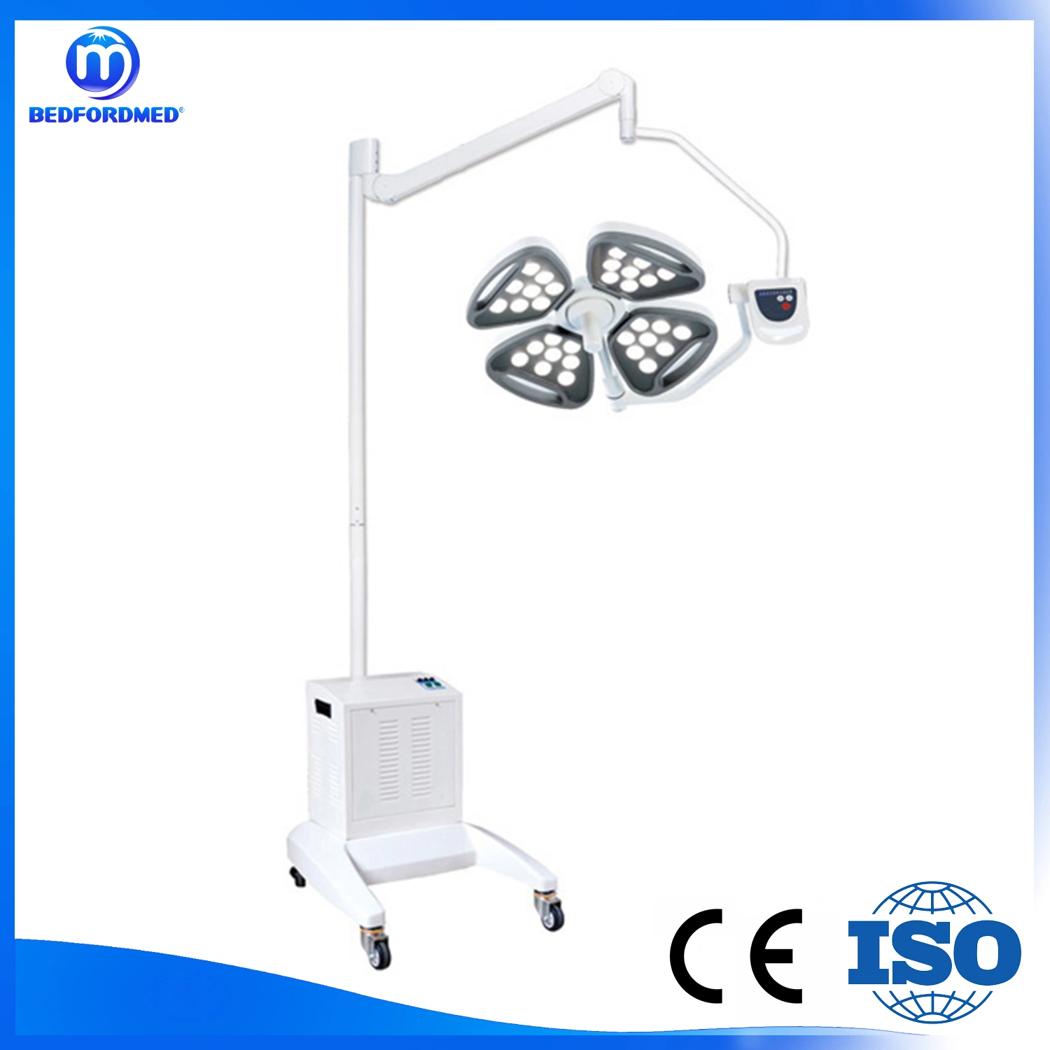 Medical Dental Equipment LED Operation Light Mobile Type with Emergency Battery (M5)