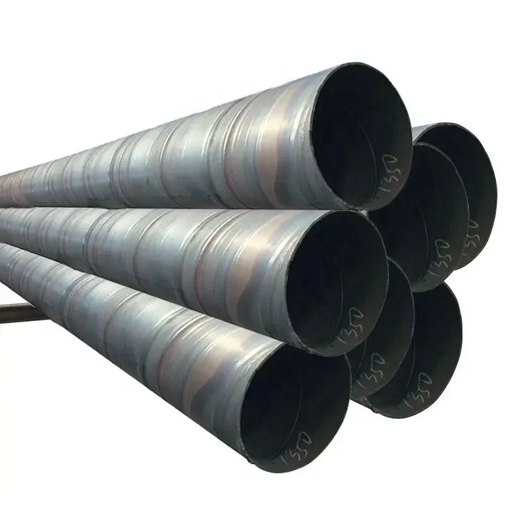 S355jr Carbon Steel SSAW Spiral Welded Tubular /Pipe Pile for Marine Piling Construction Steel Welded Pipe