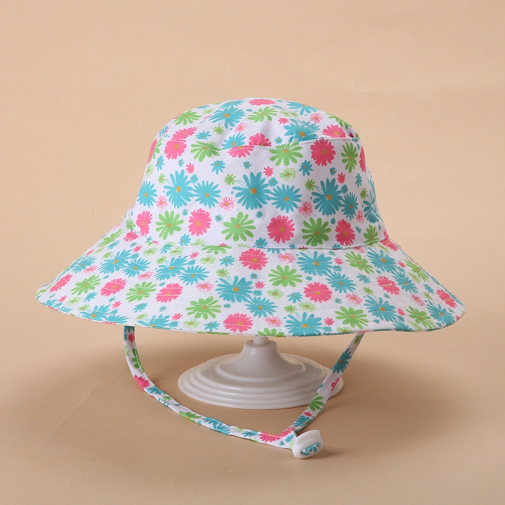 Hot Sale Popular Outdoor Cotton Plain Colorful Children Kids Fashion Hats Summer Sun Hat Bucket Cap