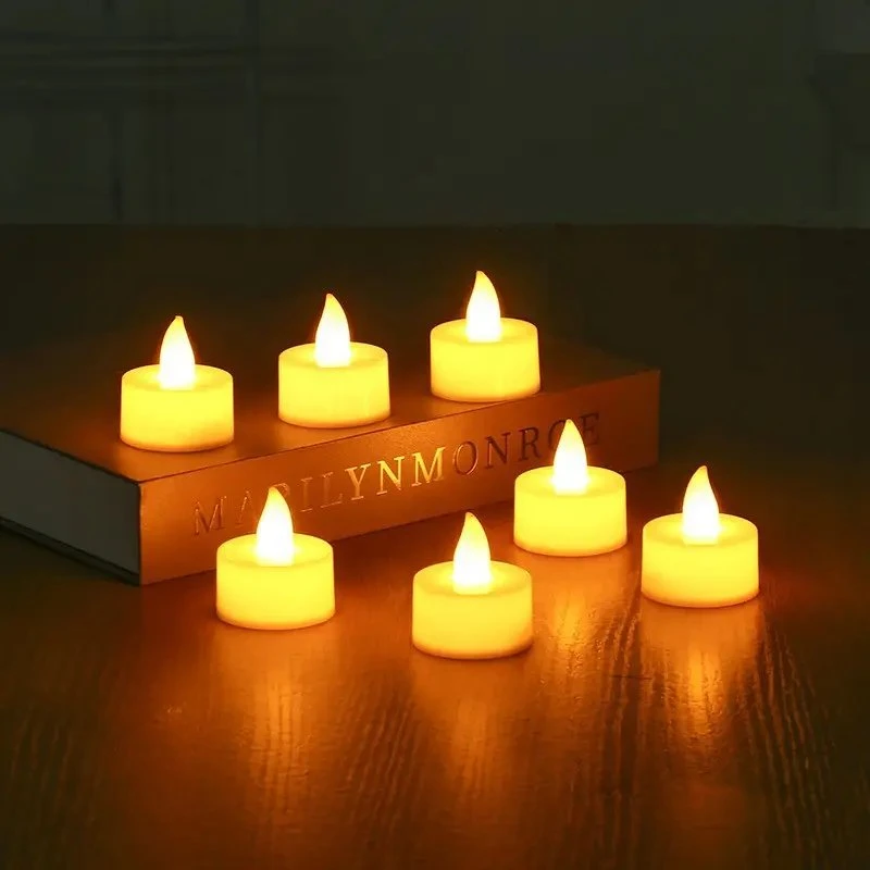 Mini LED Tea Light Flameless Candle Flickering Light