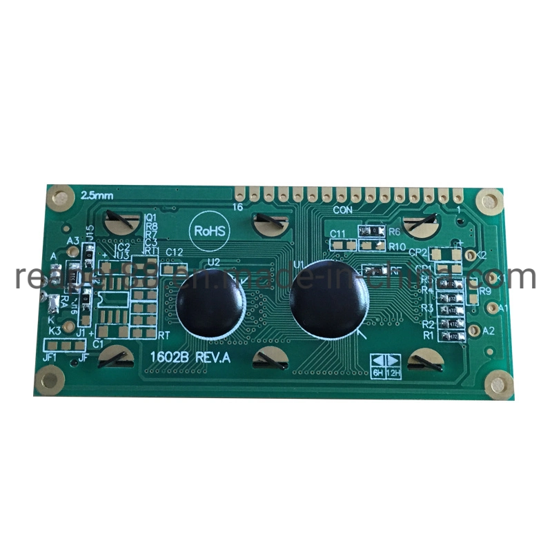 Character LCD Module COB Type Yellow-Green 16X2 Character LCD Display