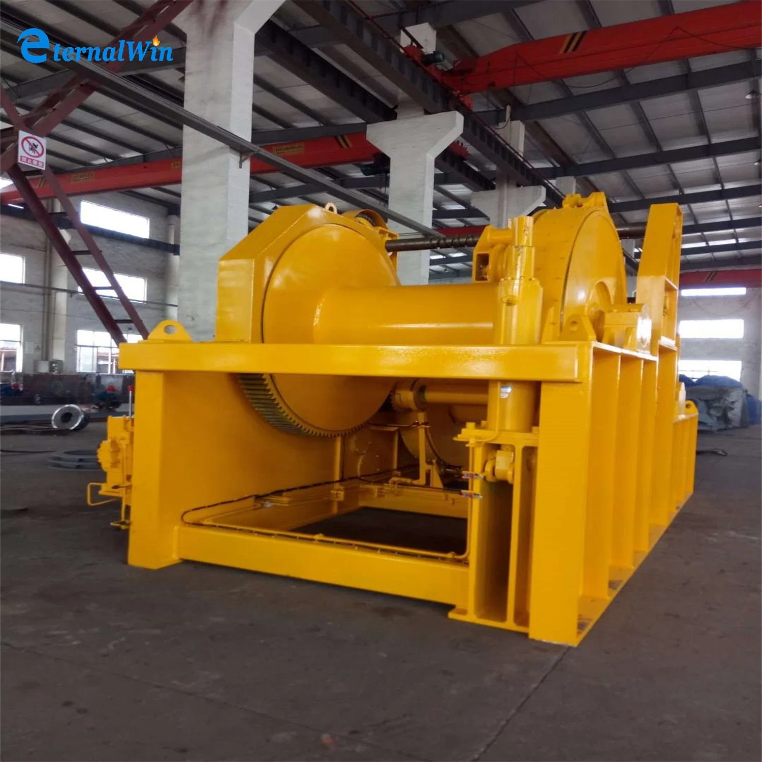 High Speed Power Line Stringing Equipment Marine Deck Electric Hydraulic Winch 30ton for Marine Mooring Tugger