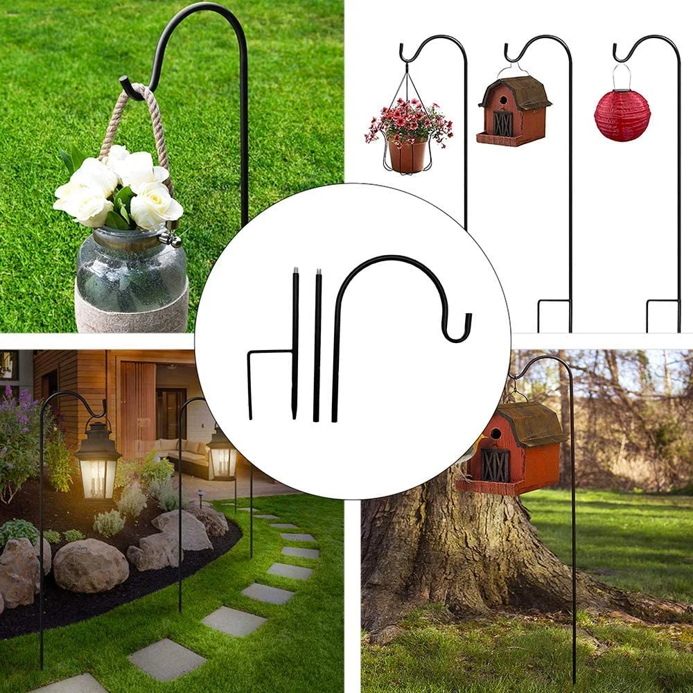 High quality/High cost performance  Garden Wire Hooks Solid Steel Hang Shepherds Hooks