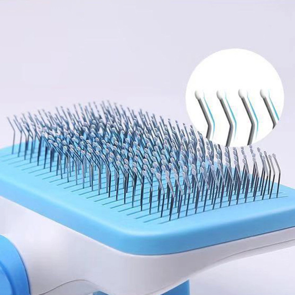 One click Remoção automática do cabelo, abertura do nó, Pet Massage comb Atacado