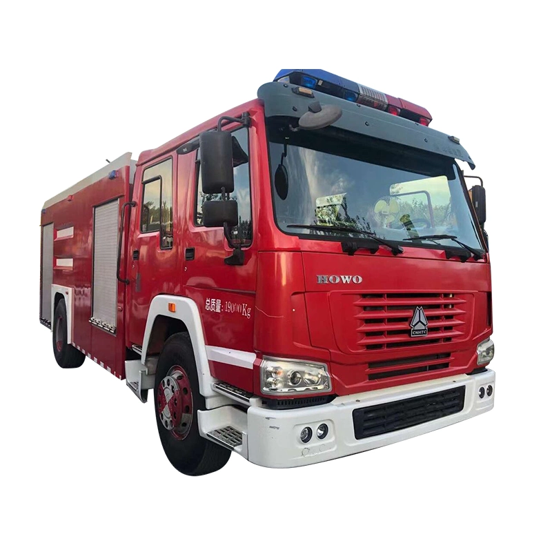 Sinotruk HOWO Fire Fighting Water Truck Price 4X2 8000 Liter Water Tank Fire Fighting Truck