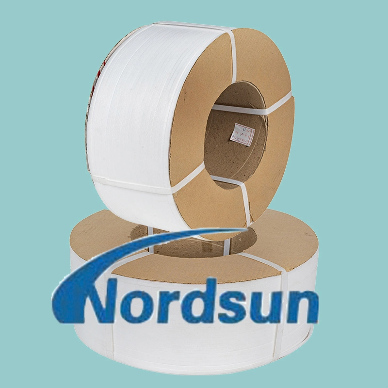 White Plastic Strap Band PP Strapping Rolls for Automatic Packing Machine
