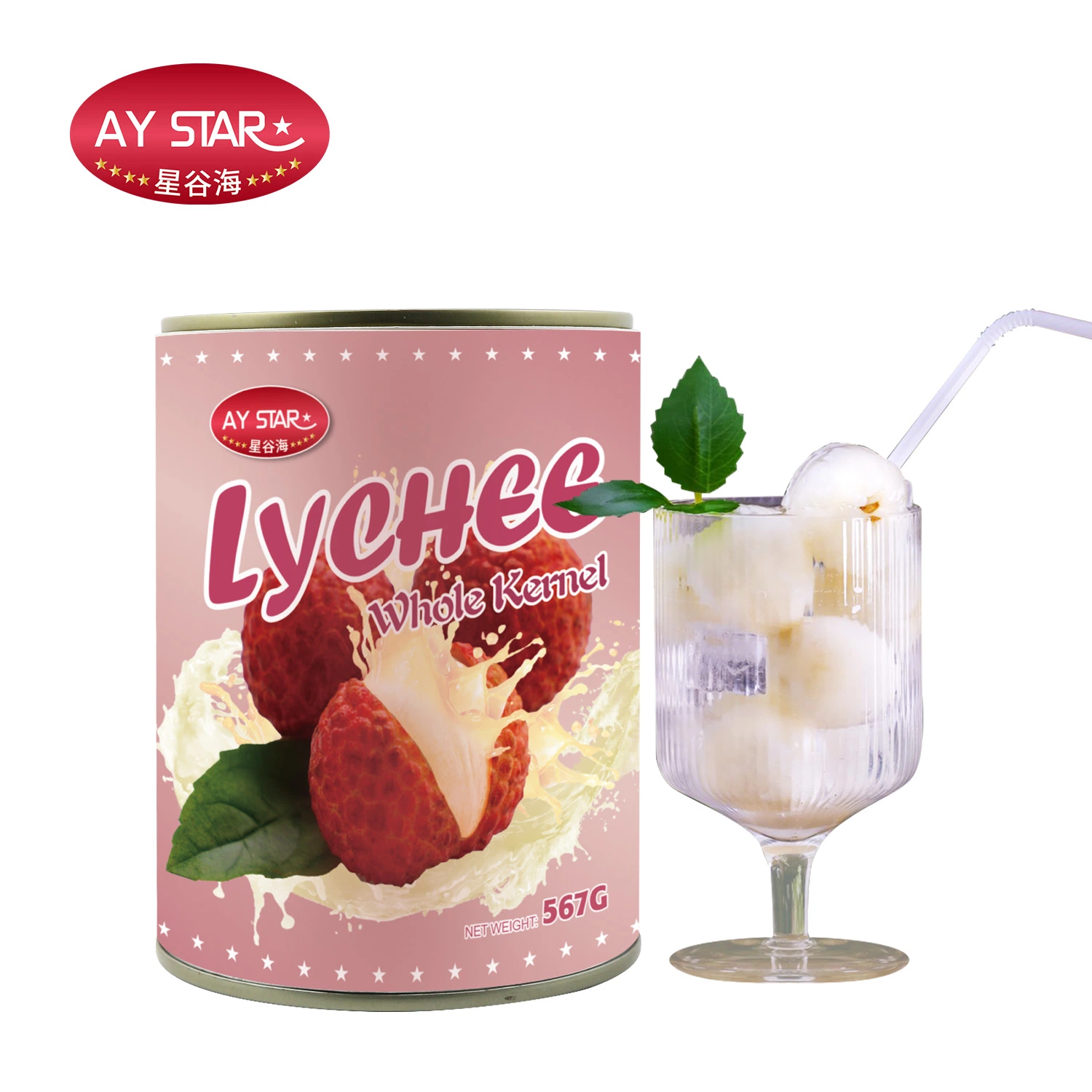 Top Sale Competitive Price Easy Open Syrup Fresh Longan Canned Fruit