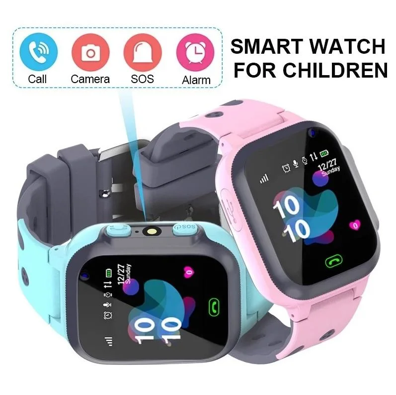 Los niños de la tarjeta SIM Anti-Lost llamada Relojes Reloj inteligente para Niños Niñas chicos impermeable reloj Smartwatch Ubicación GPS Tracker niño