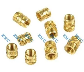 Brass and Copper Material of Inserted Embedded Fastener Function Nuts