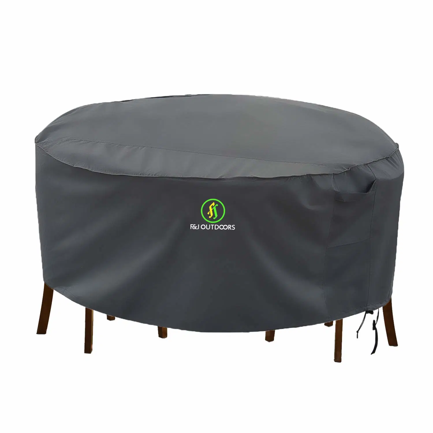 Waterproof UV Resistant Anti-Fading Medium Round Table Chairs Set Cover