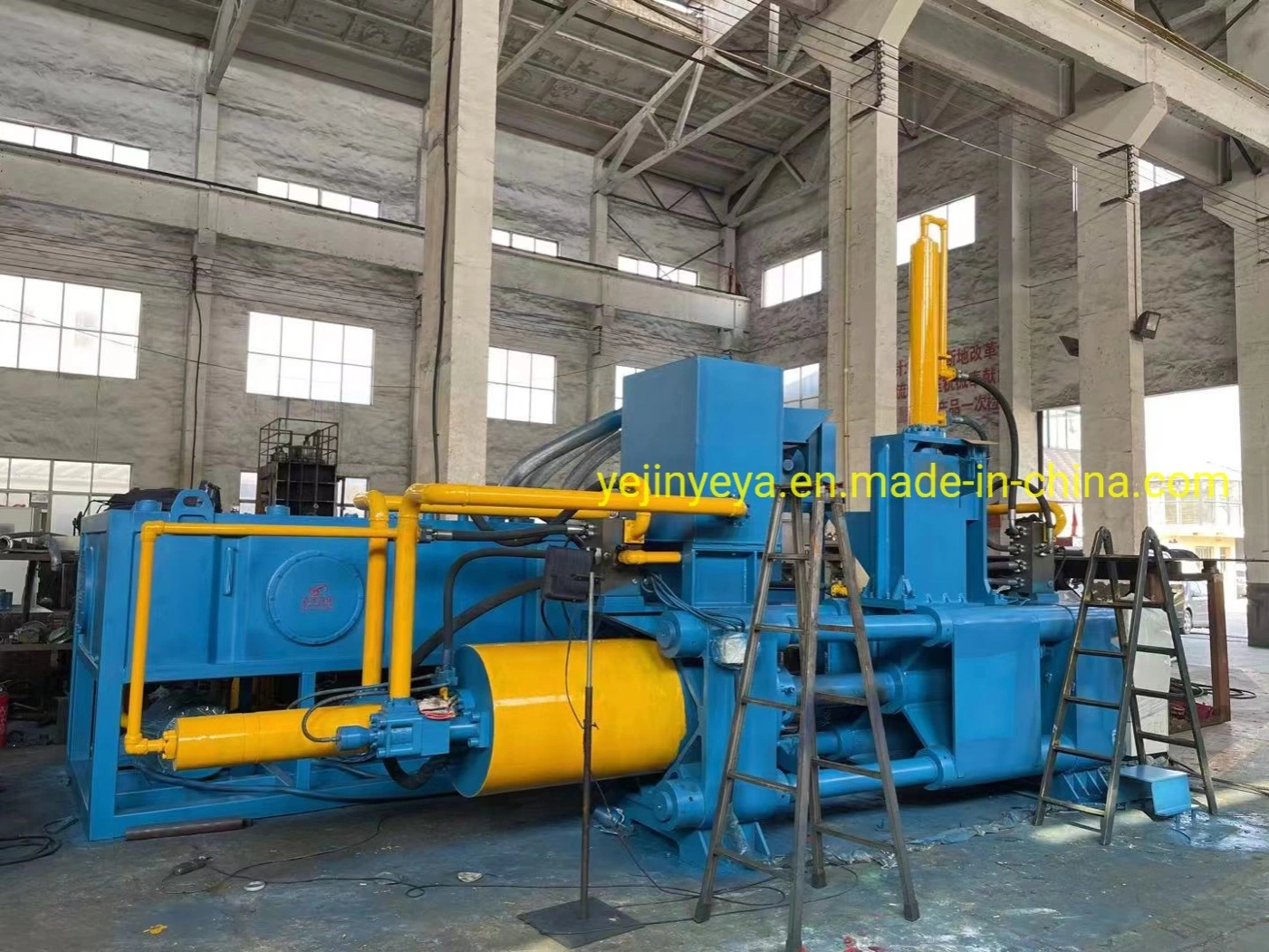 Horizontal Copper Filings File Dust Briquetting Machine Line