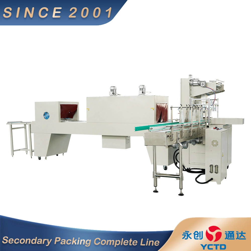 Automatic Pe Film Packing Shrink and Wrapping Machine for Water Bottle