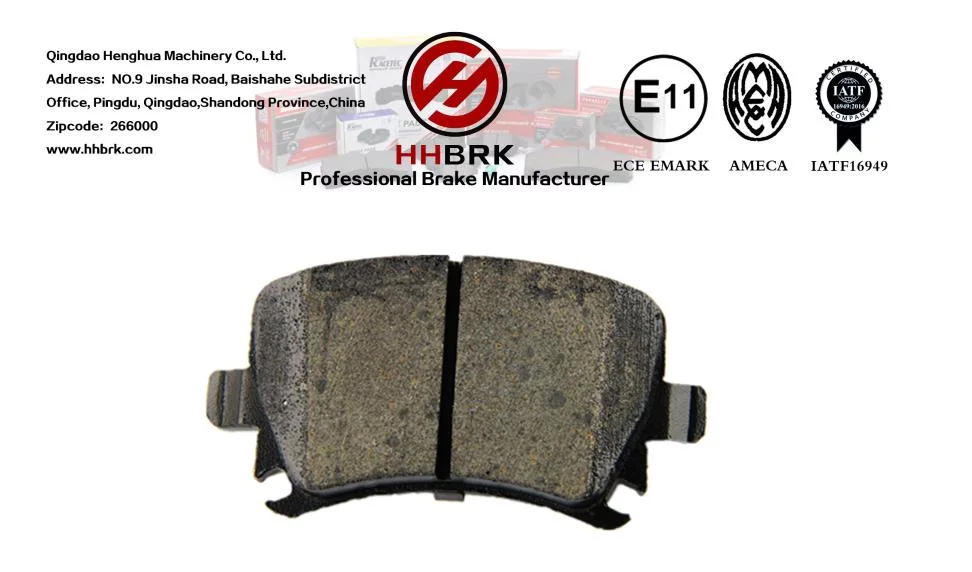 D1108high Performance Semi-Metal Brake Pads, Low Noise, More Environmentally Friendly, More Wear-Resistant. Automobile Braking System