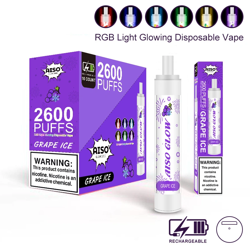 12 Flavors 8.5ml E-Juice Best Selling Disposable/Chargeable LED Light Glowing Vape Pen