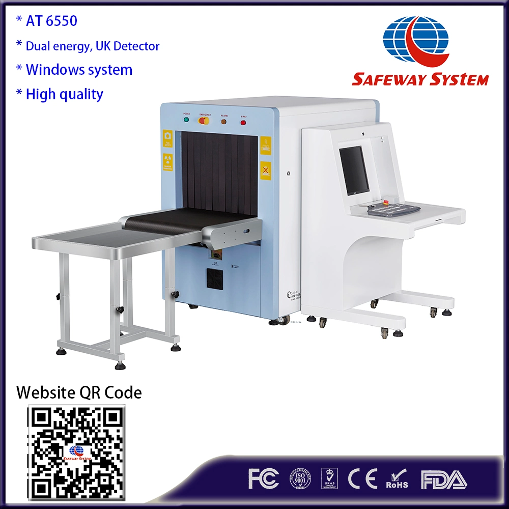 At6550 X-ray Baggage and Luggage Airport Security Inspection Equipment X-ray Detector