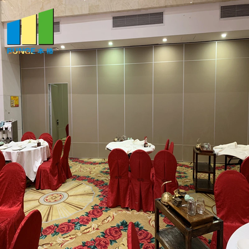 Hotel Movable Partition Wall Collapsible Demountable Partitions Walls with Door