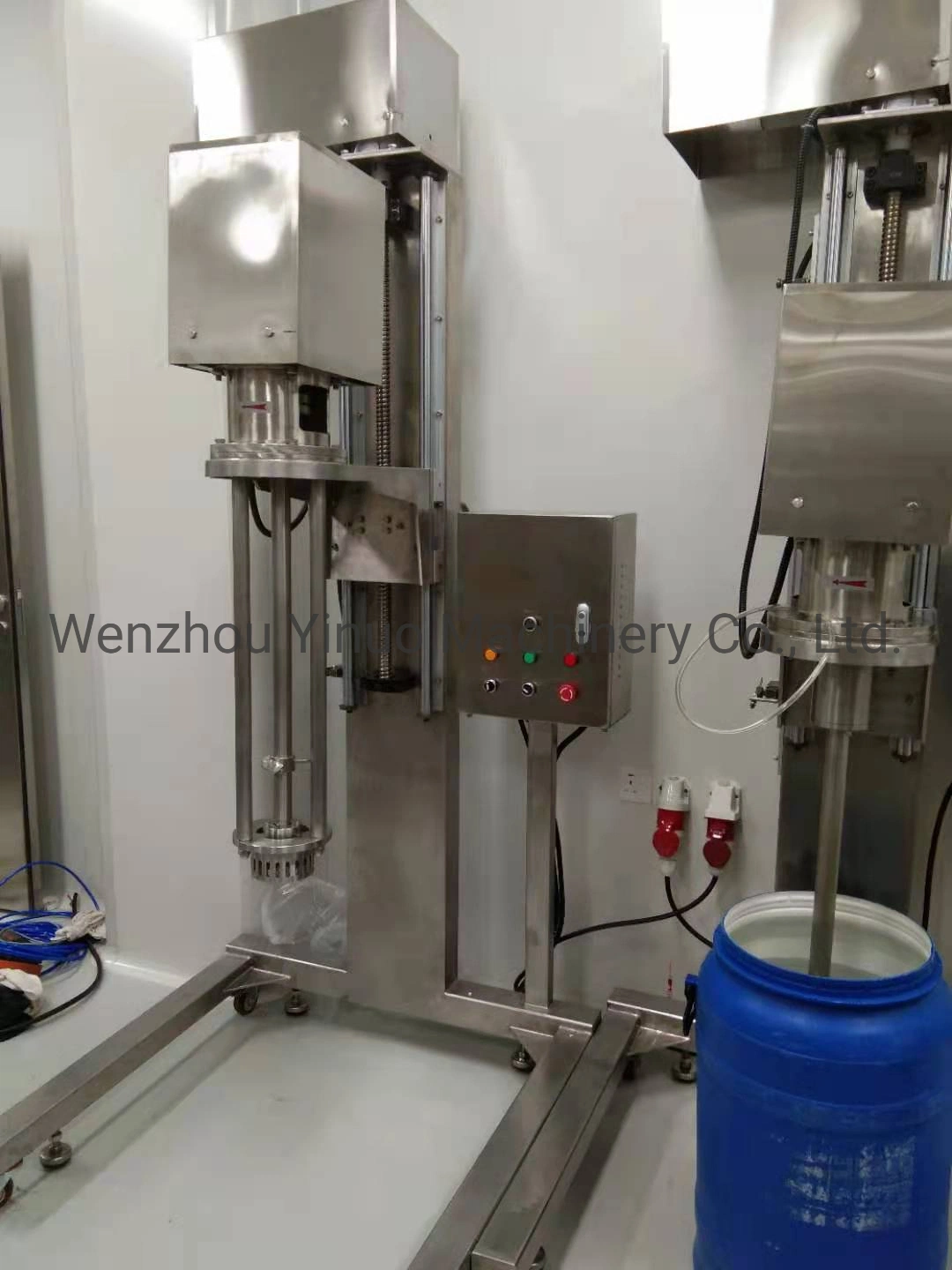 Stainless Steel Juice, Ointment Cream Viscous Liquid High Speed Homogenize Movable Portable Lift High Shear Mixer