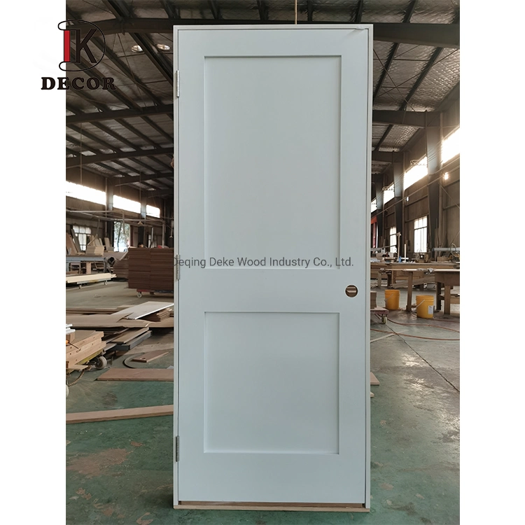 Hot Sale Cheap Price Star Products 2 Panel Interior White Smooth Wood Shaker Door for Kitchen Cabinet