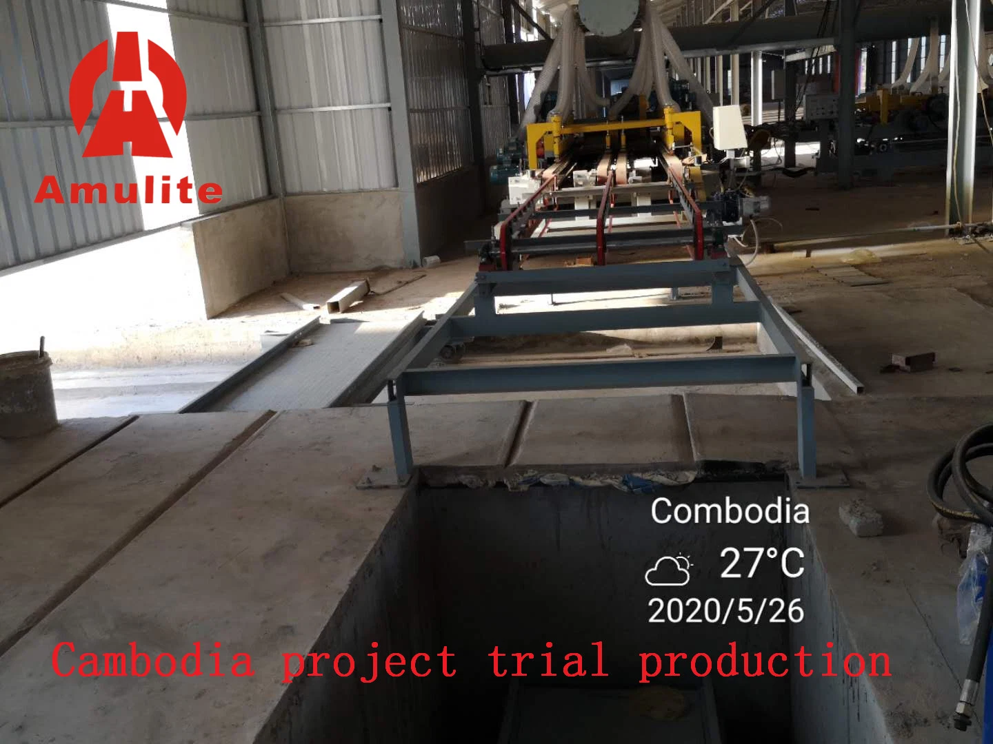 Pipe Transportation and Installation Fiber Cement Board Equipment