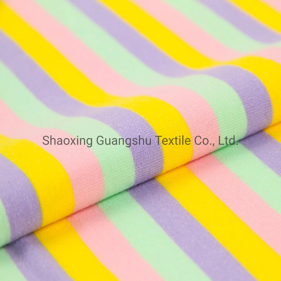 Fashion Design Cotton Spandex Yarn Dyed Terry Fabric