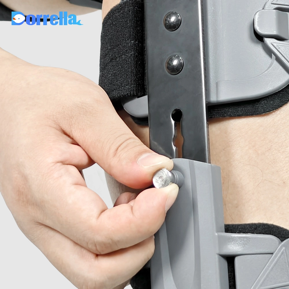 Medical Adjustable Angle Knee Joint Brace Arthritisopen Patella Knee Brace Support