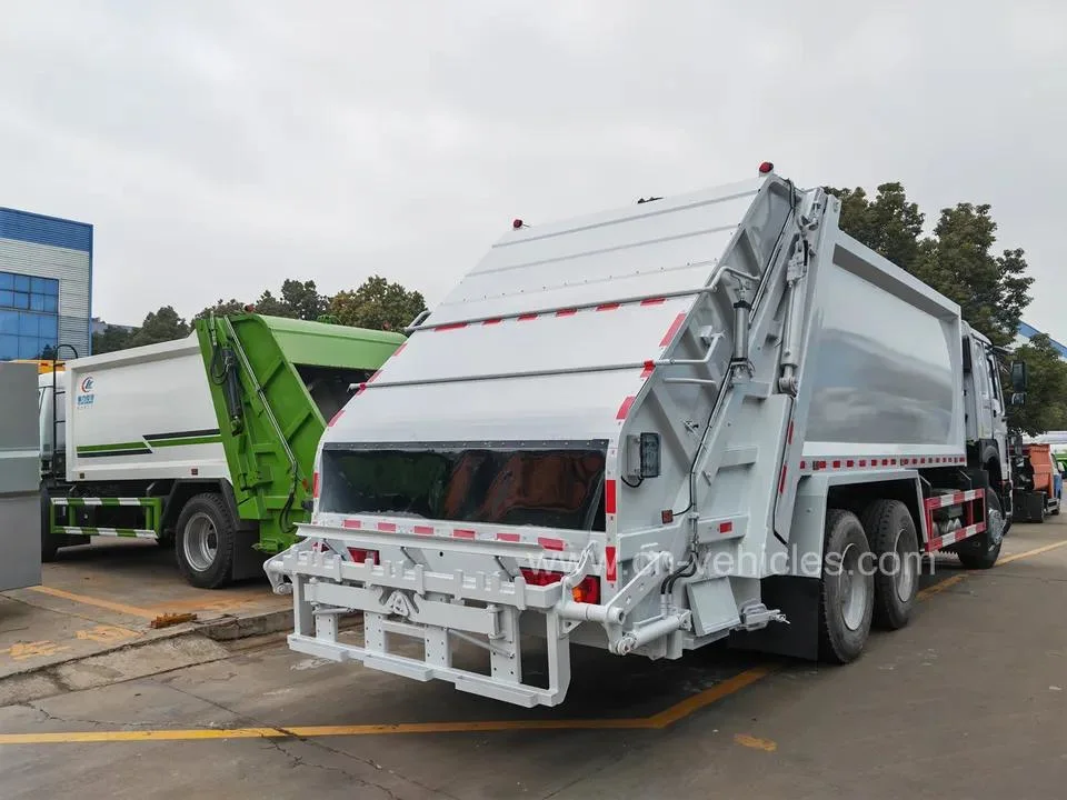 Sinotruk HOWO 6X4 20m3 Garbage Compactor Rear Loader Garbage Truck Price