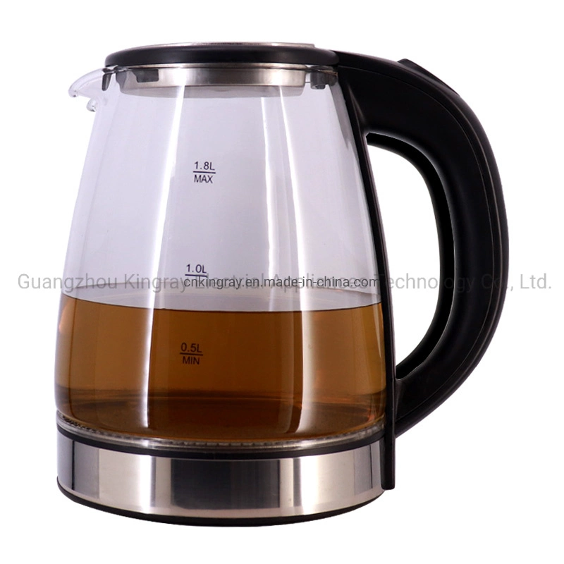 Custom Small Home Electronics Appliances Glass Cordless Electric Jug Tea Kettle