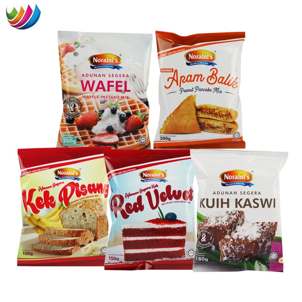 Customized Personalized Snack Cookies Automatically Fill Packaging Film Food Potato Chips Back Sealing Bag