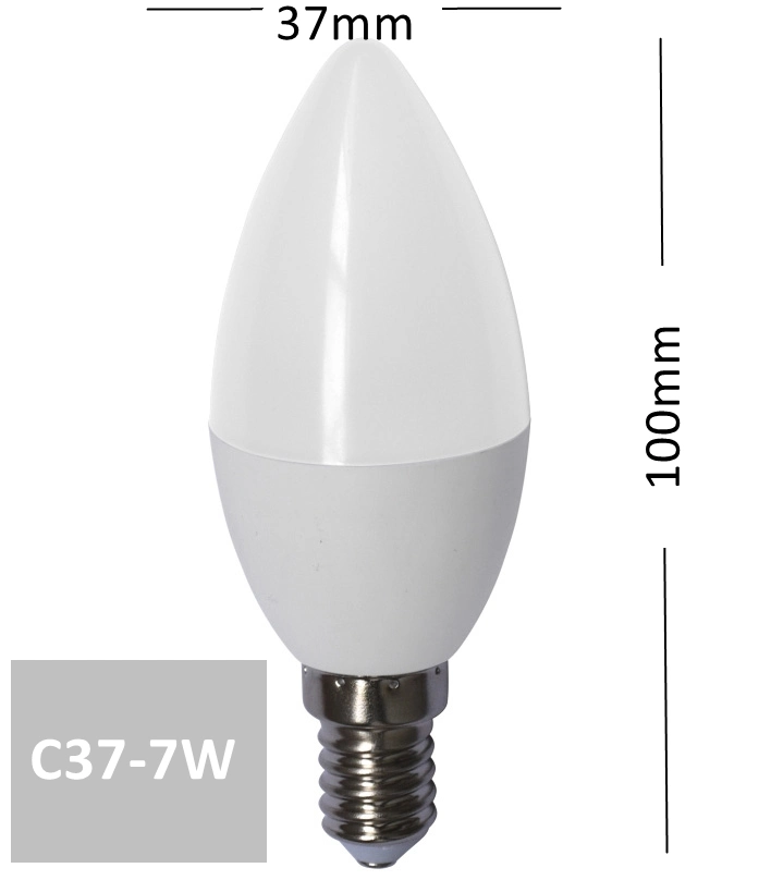 Candle LED Bulb C37 8W E27 E14 Lights for Home Chandelier